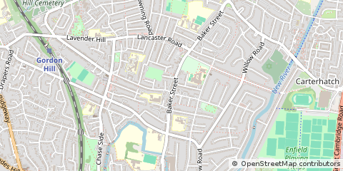 Map of Enfield