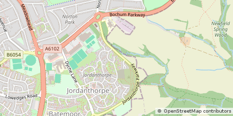Map of Sheffield