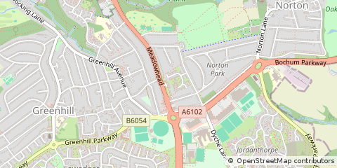 Map of Sheffield