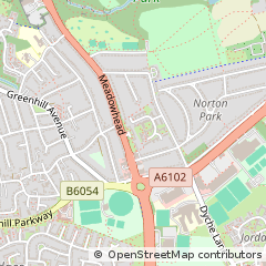 Map of Sheffield
