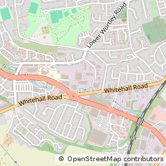 Map of Leeds, West Yorkshire