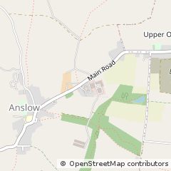 Map of Burton-on-Trent, Staffordshire