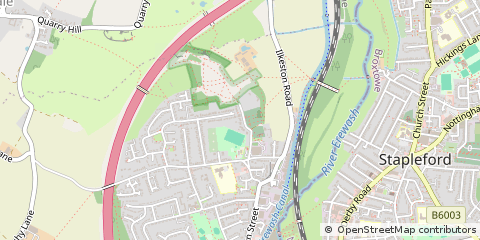 Map of Nottingham