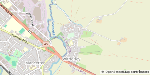 Map of Atherstone