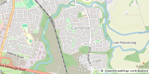 Map of Coatbridge