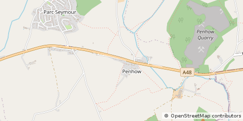 Map of Caldicot