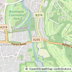 Map of Weybridge