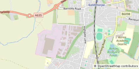 Map of Rotherham