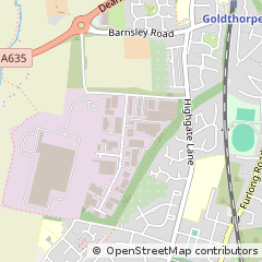 Map of Rotherham