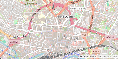 Map of Leeds