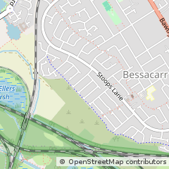 Map of Doncaster, South Yorkshire
