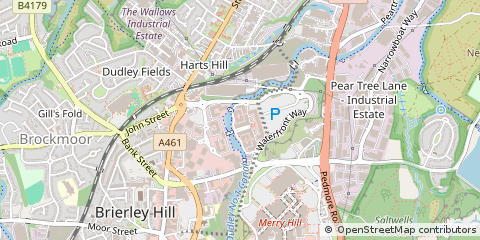 Map of Brierley Hill