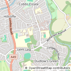 Map of Warrington