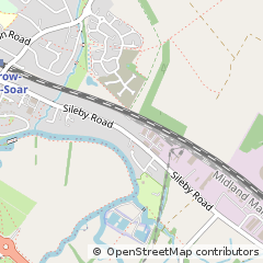 Map of Loughborough, Leicestershire