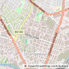 Map of Manchester, Lancashire