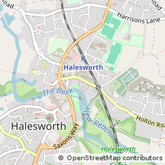 Map of Halesworth, Suffolk