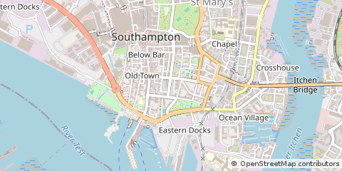 Map of Southampton