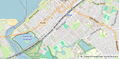 Map of Rhyl