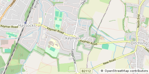 Map of Hassocks, West Sussex