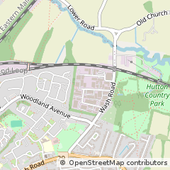 Map of Brentwood, Essex