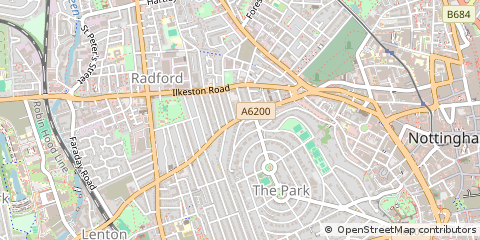 Map of Nottingham