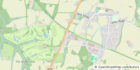 Map of Horsham, West Sussex