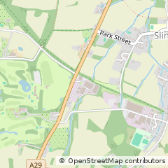 Map of Horsham, West Sussex