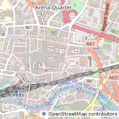 Map of Leeds, West Yorkshire