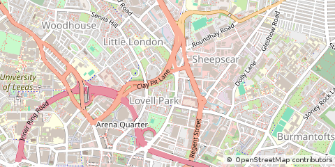 Map of Leeds