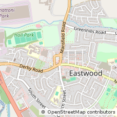 Map of Nottingham, Nottinghamshire