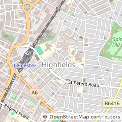 Map of Leicester