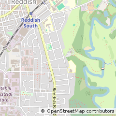 Map of Stockport, Cheshire