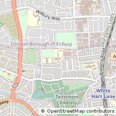 Map of London, Haringey