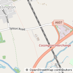 Map of Cossington, Leicester