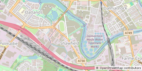 Map of Rutherglen