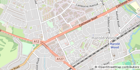 Map of Romford