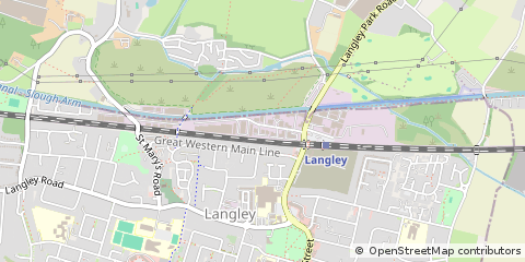 Map of Slough, Berkshire