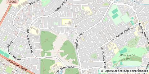 Map of Corby, Northamptonshire