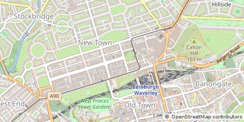 Map of Edinburgh