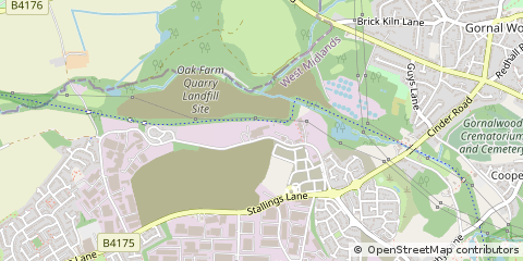 Map of Kingswinford, West Midlands