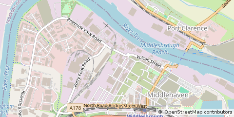 Map of Middlesbrough