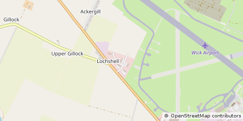 Map of Wick, Caithness