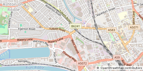 Map of Preston