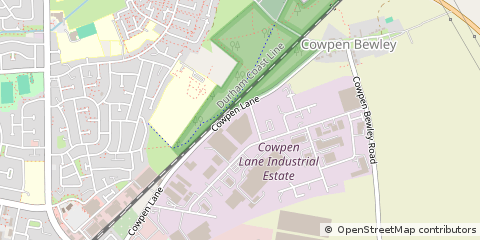 Map of Billingham, Cleveland