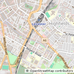 Map of Leicester