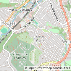 Map of Sheffield