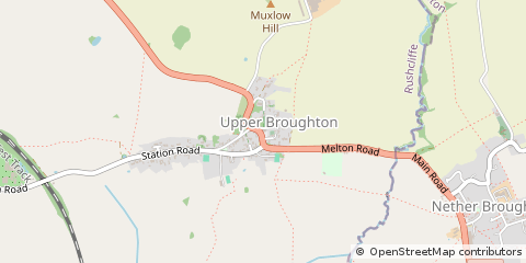 Map of Melton Mowbray