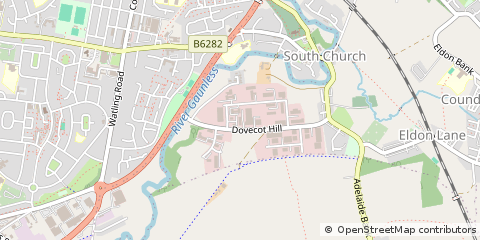 Map of Bishop Auckland