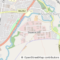 Map of Bishop Auckland