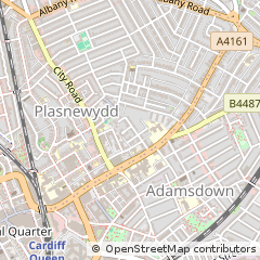 Map of Cardiff
